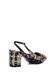 rjava - Dune London Izbira Bouclé Slingback čevlji - Slika 4 iz 6