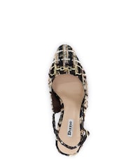 rjava - Dune London Izbira Bouclé Slingback čevlji - Slika 5 iz 6