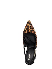Dune London Animal Closed Reptile Buckle Slingback Sandals - Image 6 of 7
