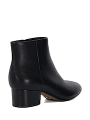 Dune London Black Perrie Low Block Heel Boots - Image 3 of 5