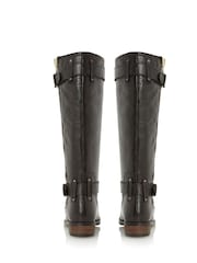 Dune London Black Tasa Slouch Calf Boots - Image 4 of 6
