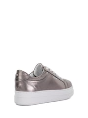 Dune London Natural Eastern Branded Chunky Cup Sole Trainers - Image 3 of 5