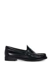 črna - Dune London Ginnie Slim Sole Penny mokasini - Slika 2 iz 6