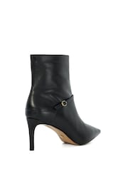 Dune London Black Olene Pointed Buckle Ankle Boots - Image 5 of 7
