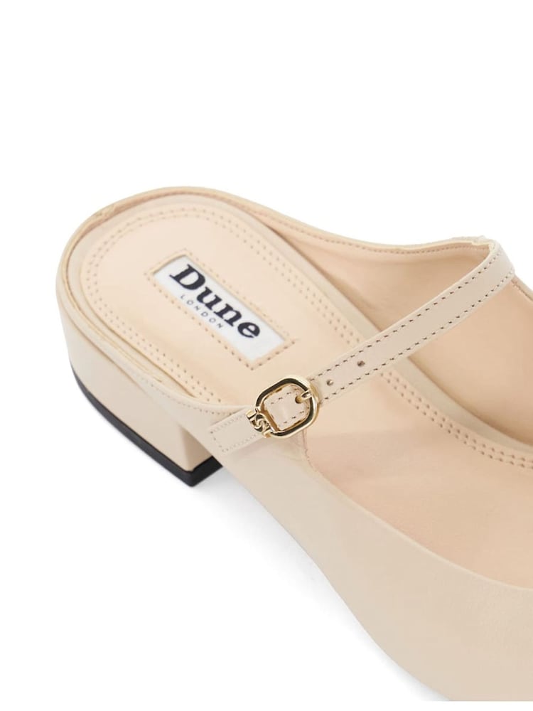 Cream - Dune London Hints Backless Point Flat čevlji - Slika 5 iz 5