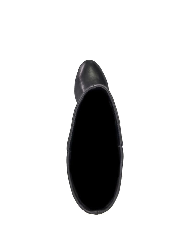 Dune London Black Standard Fit Tayla Smart Stretch High Leg Boots - Image 5 of 6