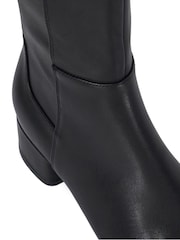 črna - Dune London Tayla Smart Raztegljivo High Leg gležnjarji - Slika 6 iz 6