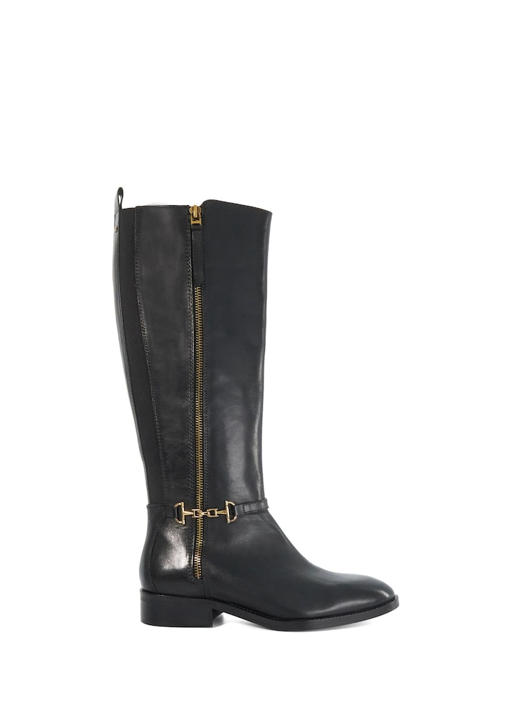 Schwarz - Dune London Taylyn Kniehohe Stiefel - Bild 2 von 6 Schwarz - Dune London Taylyn Kniehohe Stiefel - Bild 2 von 6