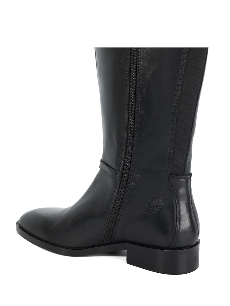 Dune London Black Standard Fit Taylyn Knee High Boots - Image 4 of 6