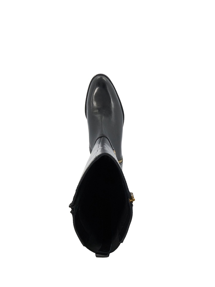 Dune London Black Standard Fit Taylyn Knee High Boots - Image 6 of 6