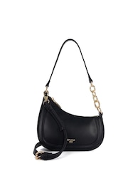 Dune London Black Small Direction Smart Scoop Shoulder Bag - Image 1 of 6