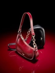 Dune London Black Small Direction Smart Scoop Shoulder Bag - Image 2 of 6