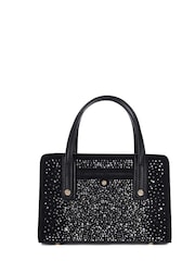 Dune London Coral Black Dinkydenbeigh Mini Branded Handle Tote Bag - Image 3 of 5