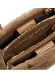 Dune London Animal Dinkydenbeigh Mini Branded Handle Tote Bag - Image 4 of 5