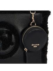 Dune London Black Dinkidexter Medium Logo Tote Bag - Image 4 of 6