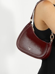 Dune London Purple Small Direction Smart Scoop Shoulder Bag - Image 1 of 5