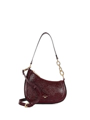 Dune London Purple Small Direction Smart Scoop Shoulder Bag - Image 2 of 5