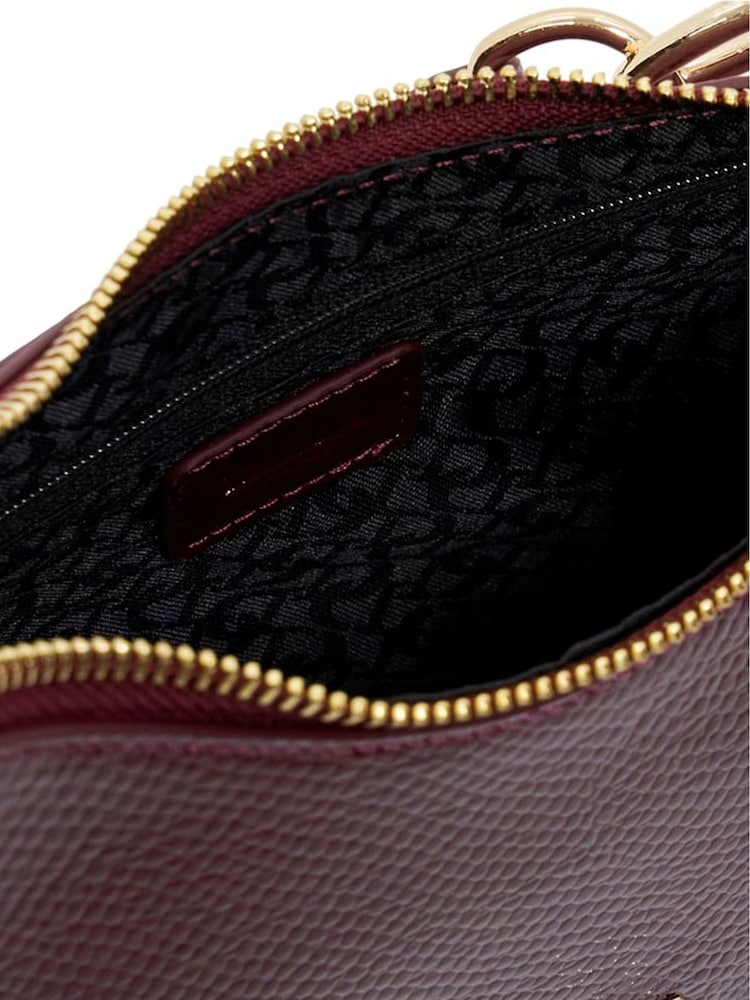 Dune London Purple Small Direction Smart Scoop Shoulder Bag - Image 4 of 5
