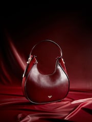 Dune London Burgundy Dedicated Smart Scoop Shoulder Bag - Image 1 of 6