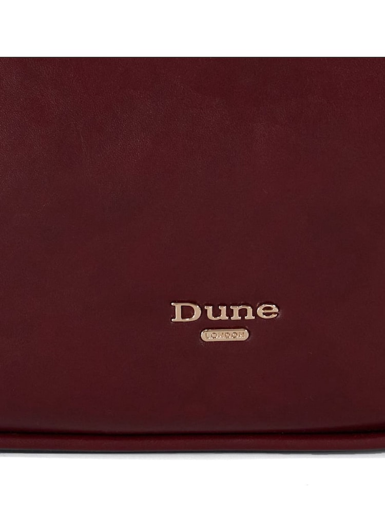 Dune London Burgundy Dedicated Smart Scoop Shoulder Bag - Image 6 of 6