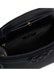 Dune London Black Daily Medium Winged Grab Bag - Image 5 of 6
