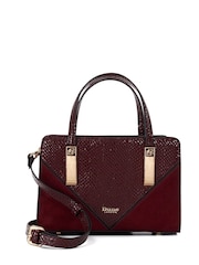 Dune London Purple Dinkydenbeigh Mini Branded Handle Tote Bag - Image 1 of 5