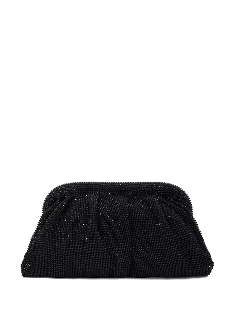 Dune London Black Elegent Crystal Clutch Bag - Image 2 of 5 Dune London Black Elegent Crystal Clutch Bag - Image 2 of 5