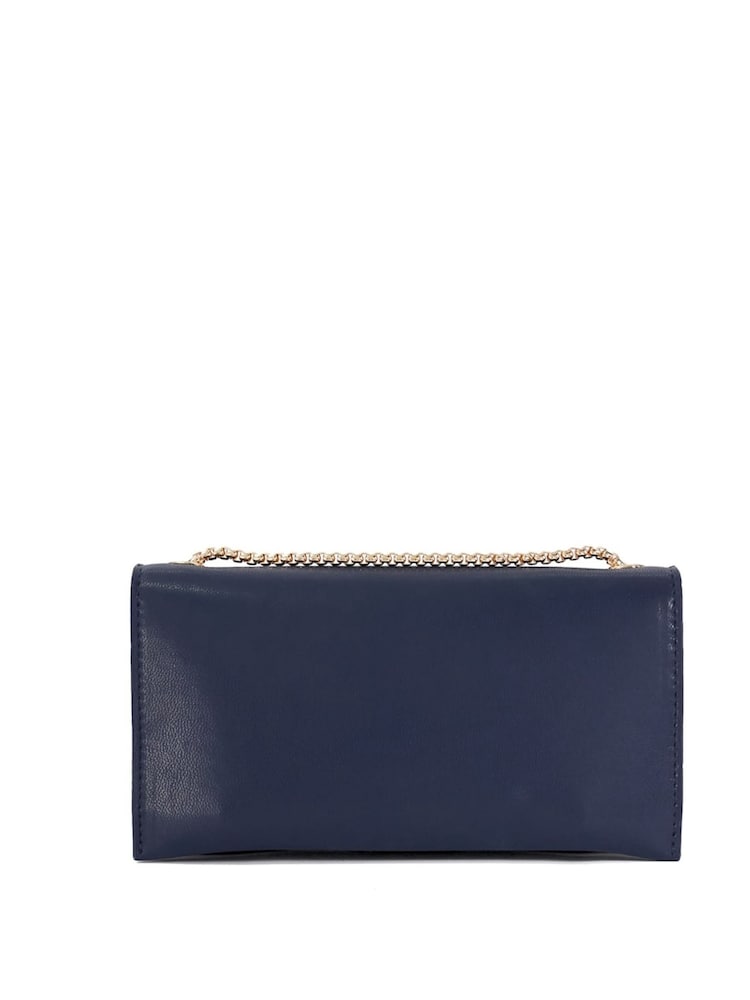 Dune London Blue Styled Panelled Phone Cross-Body Bag - Image 2 of 5