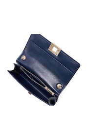 Dune London Blue Styled Panelled Phone Cross-Body Bag - Image 4 of 5