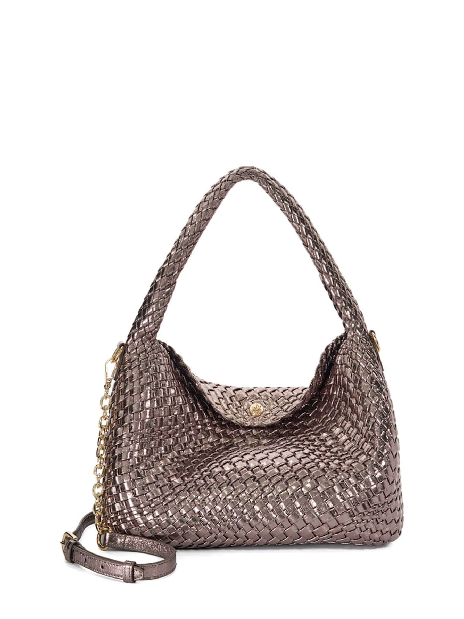 Buy Dune London Natural Chrome Large Deliberate Woven Slouch