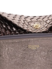 Dune London Natural Chrome Large Deliberate Woven Slouch Bag - Image 5 of 6