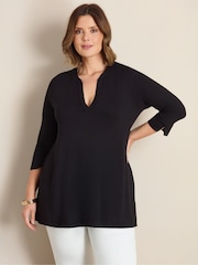 Live Unlimited Black Jersey top - Image 3 of 5