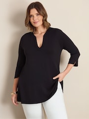 Live Unlimited Black Jersey top - Image 4 of 5