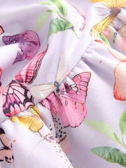 Baker by Ted Baker Lilac Purple Printed Ponte Dress - Image 6 of 8