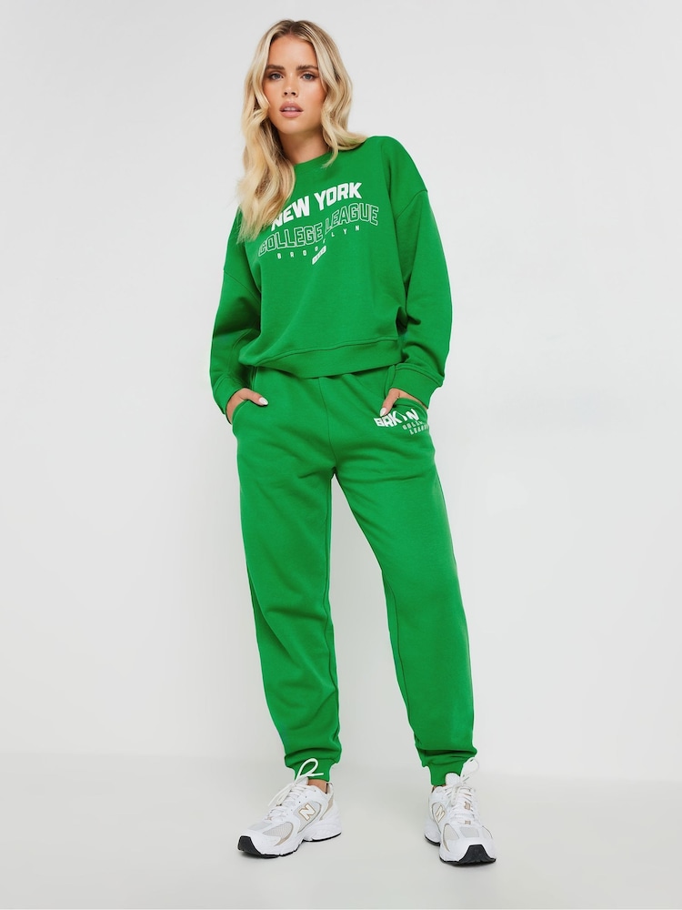 PixieGirl Petite Green New York Sweatshirt - Image 2 of 5