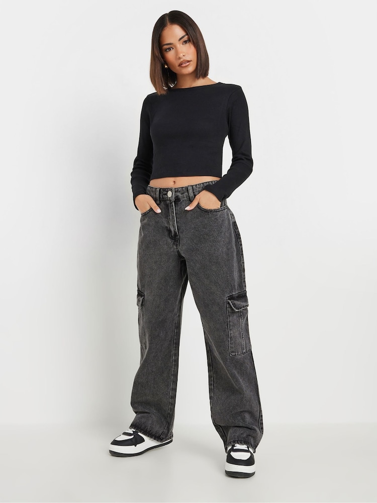 PixieGirl Petite Cargo 100% Cotton Jeans - Imagen 2 de 5 PixieGirl Petite Cargo 100% Cotton Jeans - Imagen 2 de 5