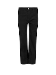 PixieGirl Petite Black Wide Leg 100% Cotton Jeans - Image 5 of 5