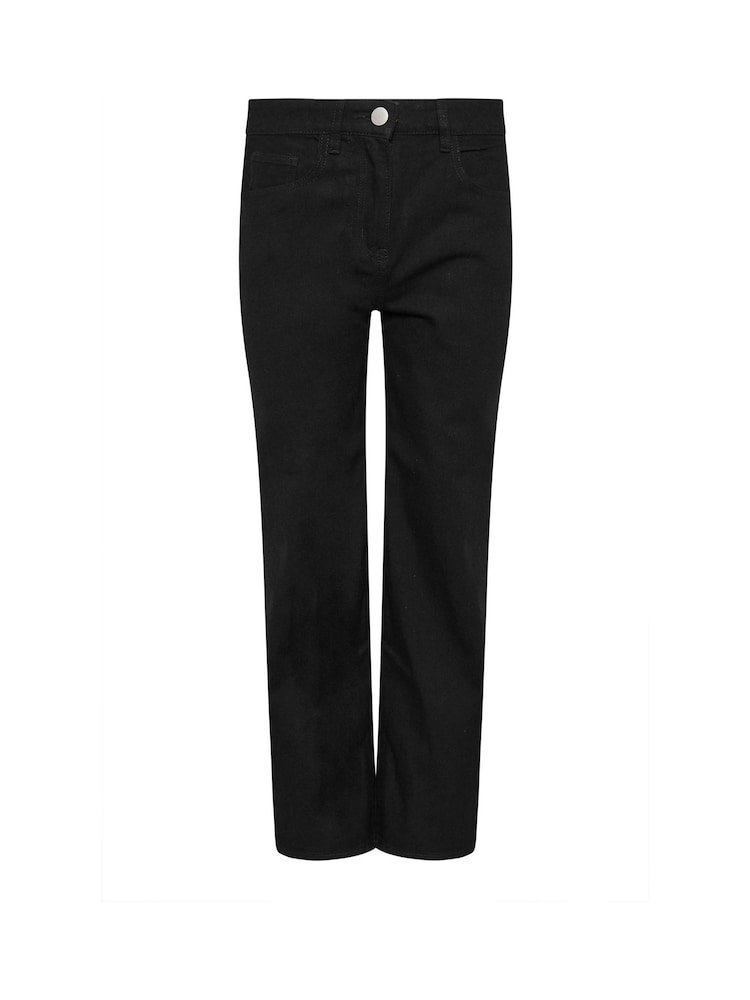 PixieGirl Petite Black Wide Leg 100% Cotton Jeans - Image 5 of 5