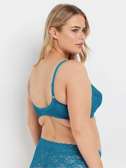 Yours Curve Green Lace Total Support Bra - Image 2 of 6