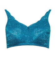 Yours Curve Green Lace Total Support Bra - Image 5 of 6