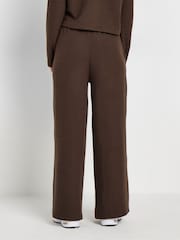 PixieGirl Petite Brown Cut And Sew Jogger Bottoms - Image 3 of 6