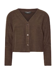 PixieGirl Petite Brown Cut And Sew Cardigan - Image 6 of 6