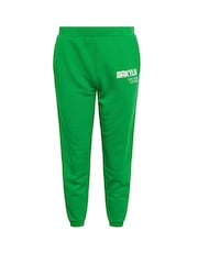 PixieGirl Petite Green New York Cuffed Joggers - Image 4 of 4