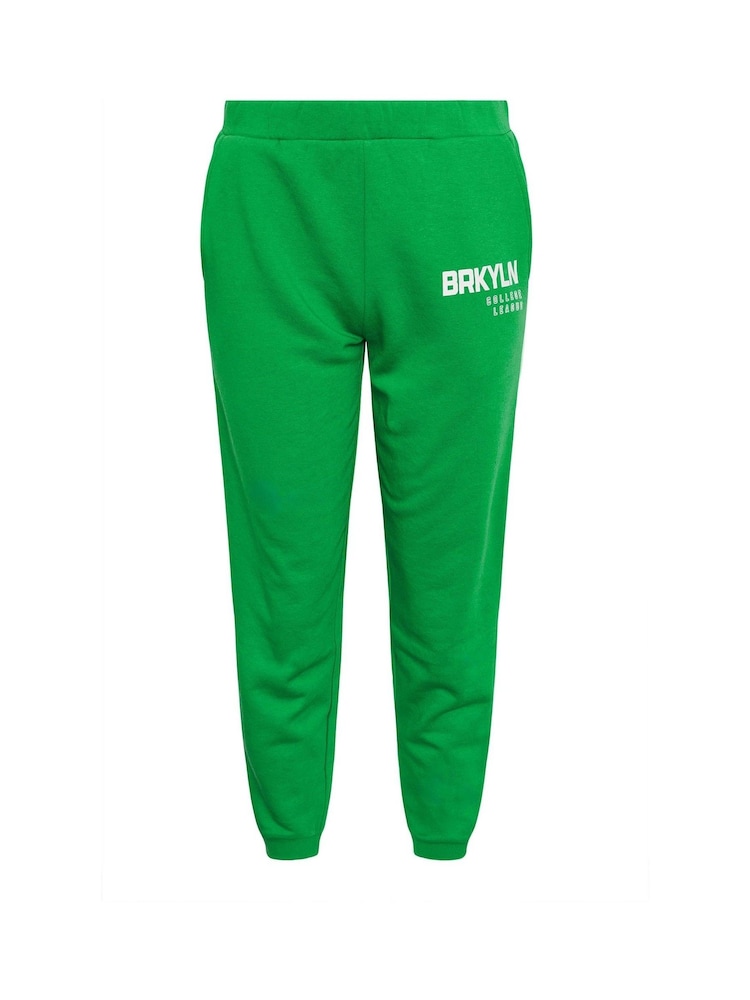 PixieGirl Petite Green New York Cuffed Joggers - Image 4 of 4