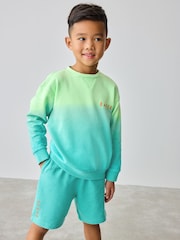 Baker by Ted Baker Ombre Sweatshirt And Shorts Set - Image 2 of 11