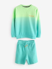 Baker by Ted Baker Ombre Sweatshirt And Shorts Set - Image 8 of 11