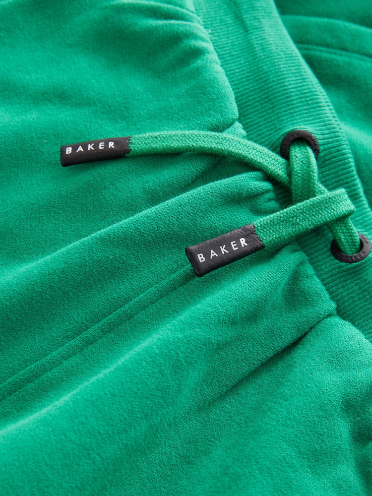 Baker by Ted Baker Green Short Sleeve 100% Cotton Hoodie and Shorts Set - Image 7 of 7