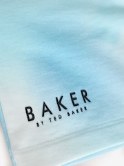 Baker by Ted Baker Blue 100% Cotton Hoodie and Shorts Set - Image 11 of 11