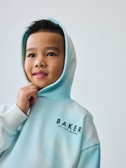 Baker by Ted Baker Blue 100% Cotton Hoodie and Shorts Set - Image 6 of 11