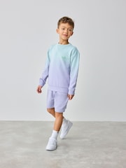 Baker by Ted Baker Ombre Sweatshirt And Shorts Set - Image 1 of 12